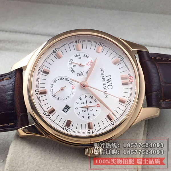 万国IWC 多功能计时   进口9100  