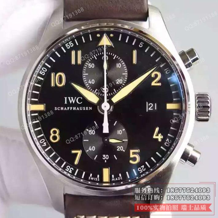 IWC 万国 pilots 飞行员系列 喷火战机计时腕表 IW387802 通配