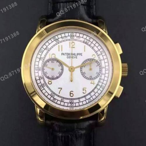 百达翡丽PATEK PHILIPPE SA 超级复杂功能时计系列 5070  白面 手动手表 