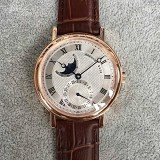 Breguet 宝玑 CLASSIQUE 3717 18K包玫瑰金 真日月星辰 