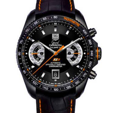 泰格豪雅TAG Heuer 超级卡莱拉CARRERA系列CAV518K.FC6268 钛金属表壳 黑盘 