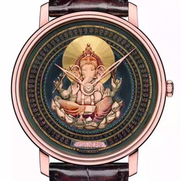百达翡丽PATEK PHILIPPE 有象头神格涅什（Ganesh）的画像  上链