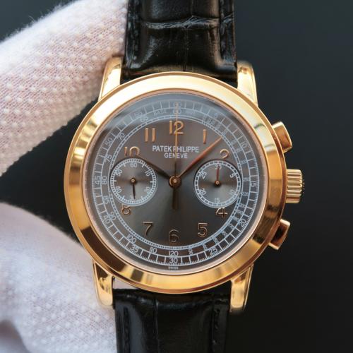 百达翡丽PATEK PHILIPPE SA 超级复杂功能时计系列 5070  灰面 手动上链