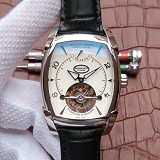 帕玛强尼(Parmigiani Fleurier)KALPA系列 真陀飞轮腕表 白钢白盘 手动手表