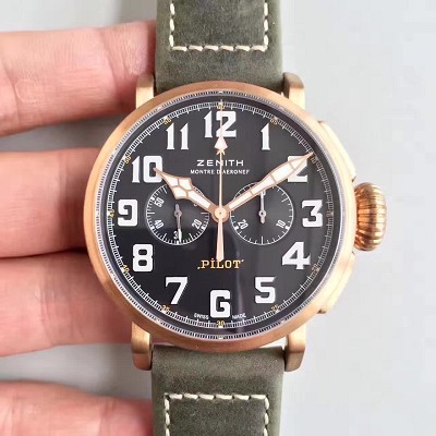 精仿真力时飞行员系列手表,好莱坞大片青铜骑士 胡歌 爱品牌 