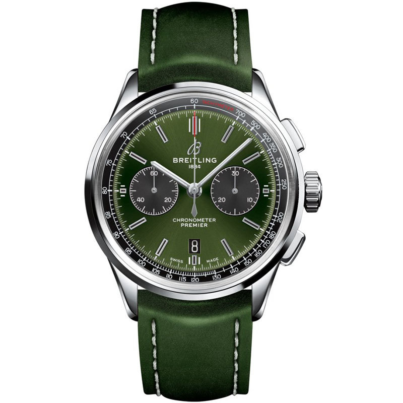 百年灵璞雅复刻手表价格 GF厂百年灵璞雅系列AB0118A11L1X1 绿盘