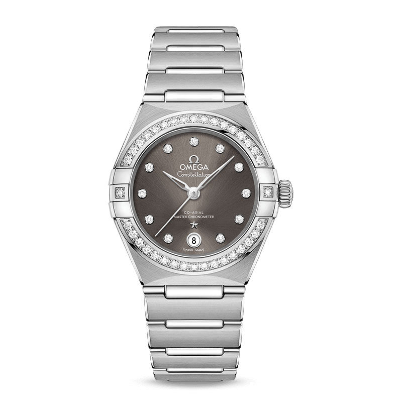 欧米茄星座复刻手表tws版本 131.15.29.20.56.001 灰色盘 钻刻度 第五代