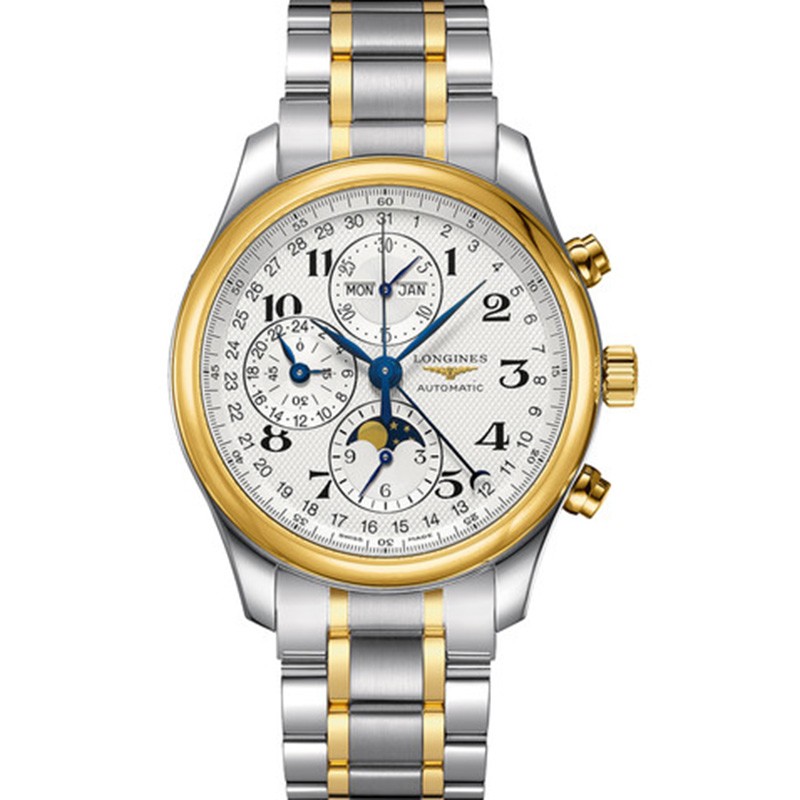 3m厂浪琴月相复刻表 名匠系列L2.773.5.78.7 间金男士手表